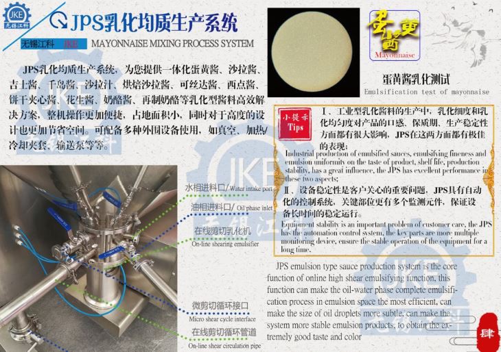 VEM-5L majónes blandað fleyti vél