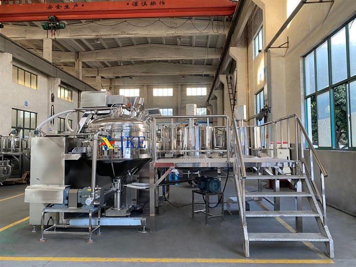 High Shear majónesi Vacuum Homogenizer